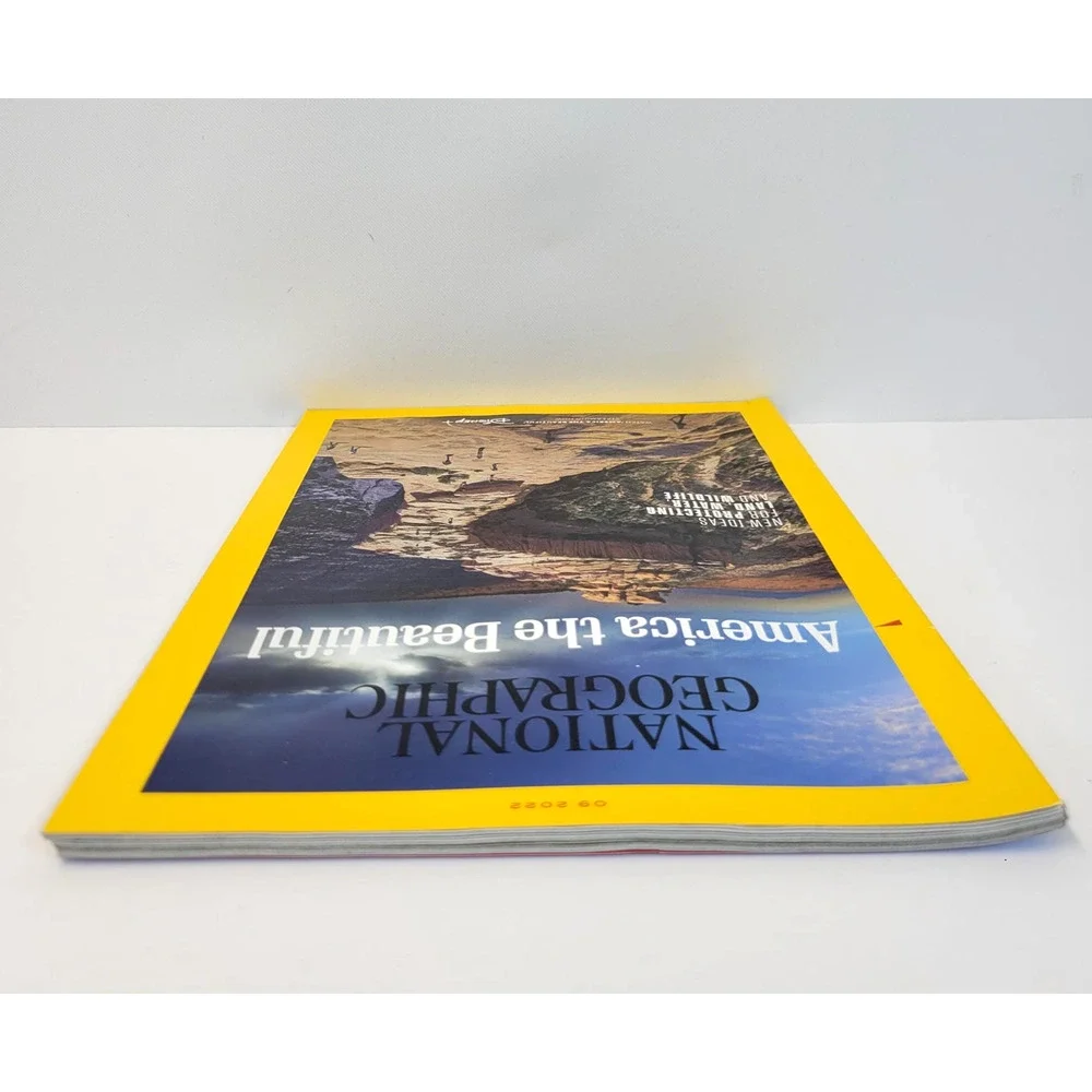 National Geographic Magazine America the Beautiful‎ September 2022 Yellow OS